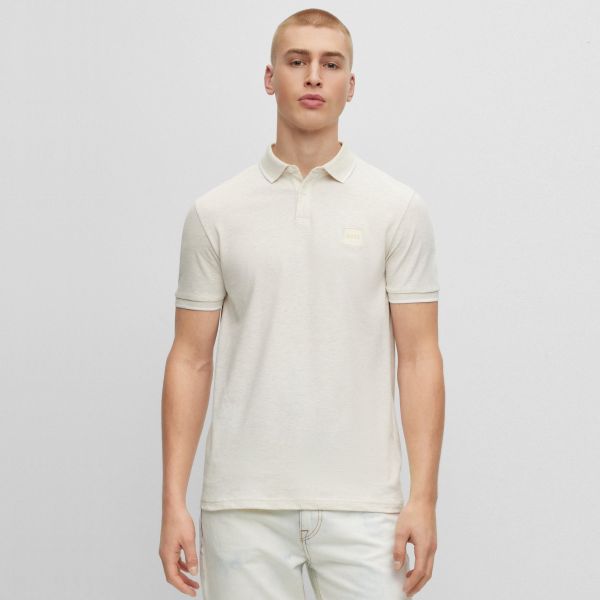 Boss Passertip Polo Off White