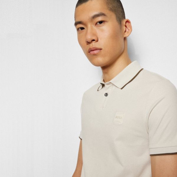 Boss Passertip Polo Off White