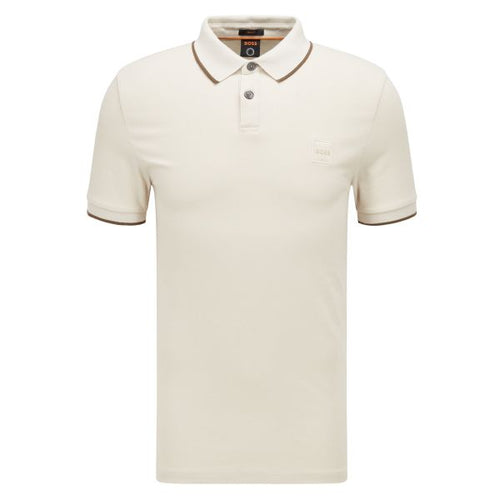 Boss Passertip Polo Off White