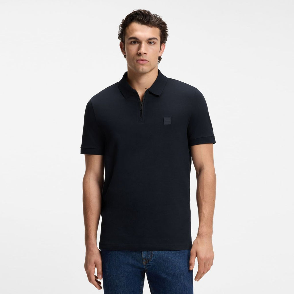 Boss Passerzip Polo Navy