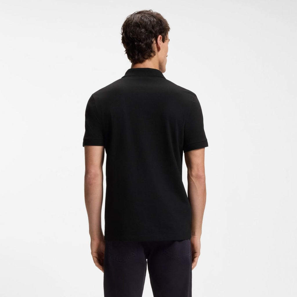Boss Passerzip Polo Zwart