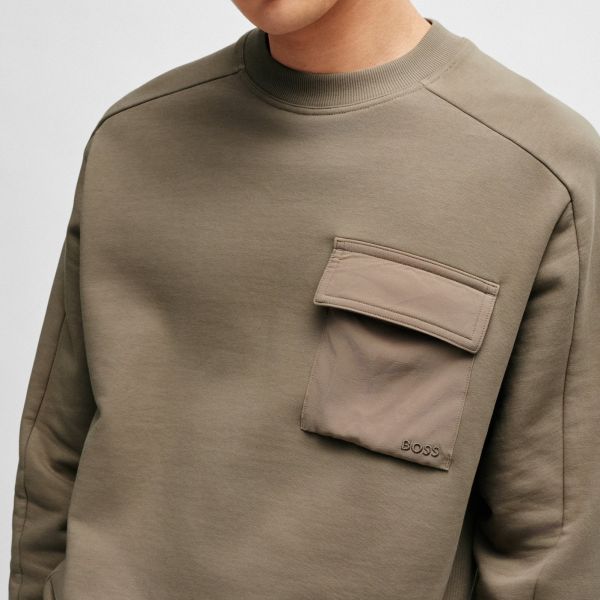 Boss Pocket Cargo Sweater Bruin