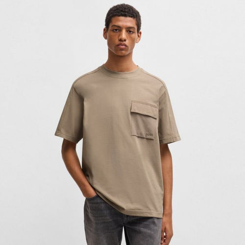 Boss Pocket Cargo T-shirt Bruin