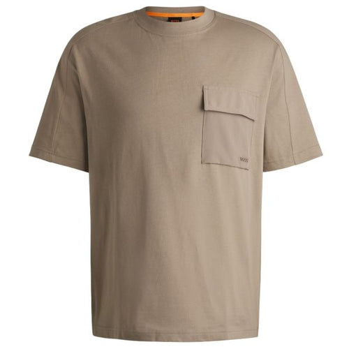 Boss Pocket Cargo T-shirt Bruin