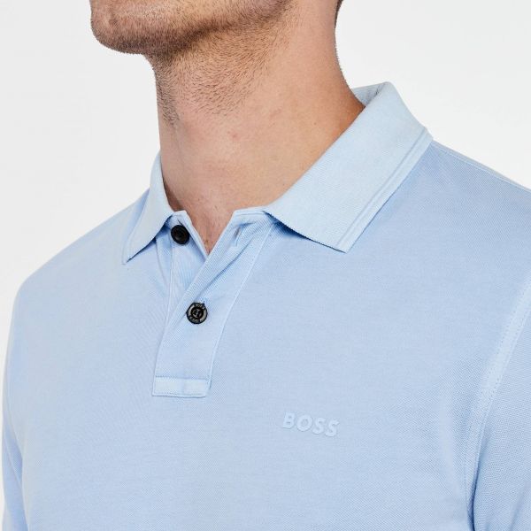 Boss Prime Polo Licht Blauw