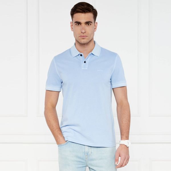 Boss Prime Polo Licht Blauw