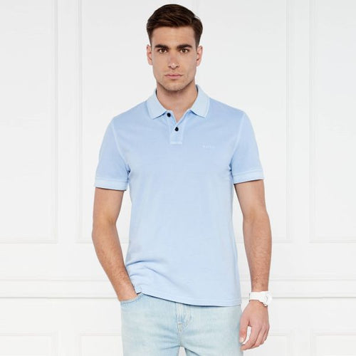 Boss Prime Polo Licht Blauw