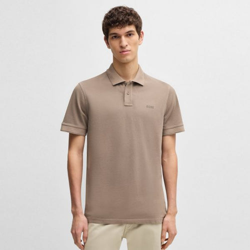 Boss Prime Polo Licht Bruin