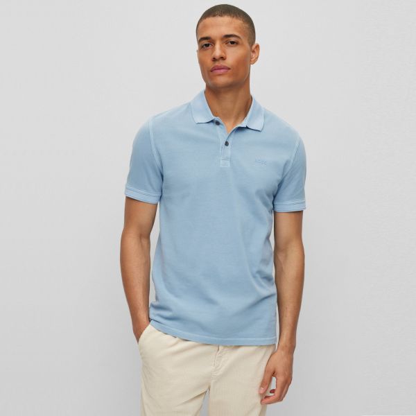 Boss Prime Polo Licht Blauw