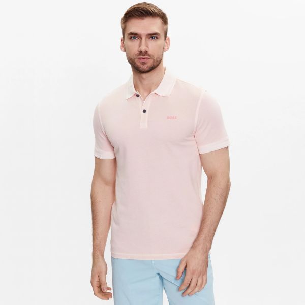 Boss Prime Polo Licht Roze
