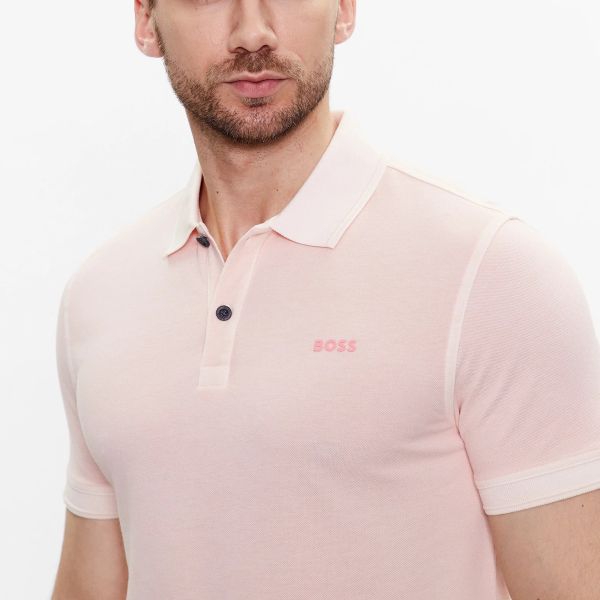 Boss Prime Polo Licht Roze