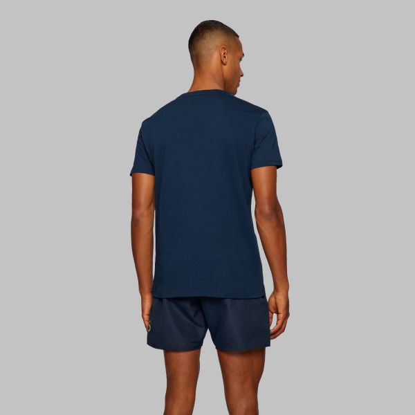 Boss Printed Logo T-shirt Navy