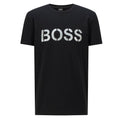 Boss Printed Logo T-shirt Zwart