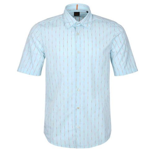 Boss Rash Overhemd Licht Blauw