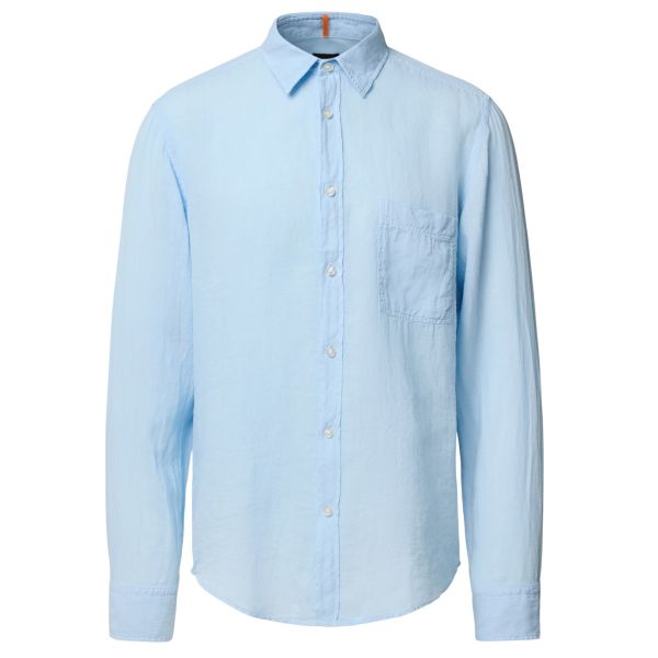 Boss Relegant Overhemd Licht Blauw