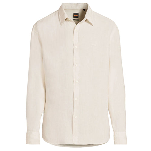 Boss Relegant Overhemd Beige