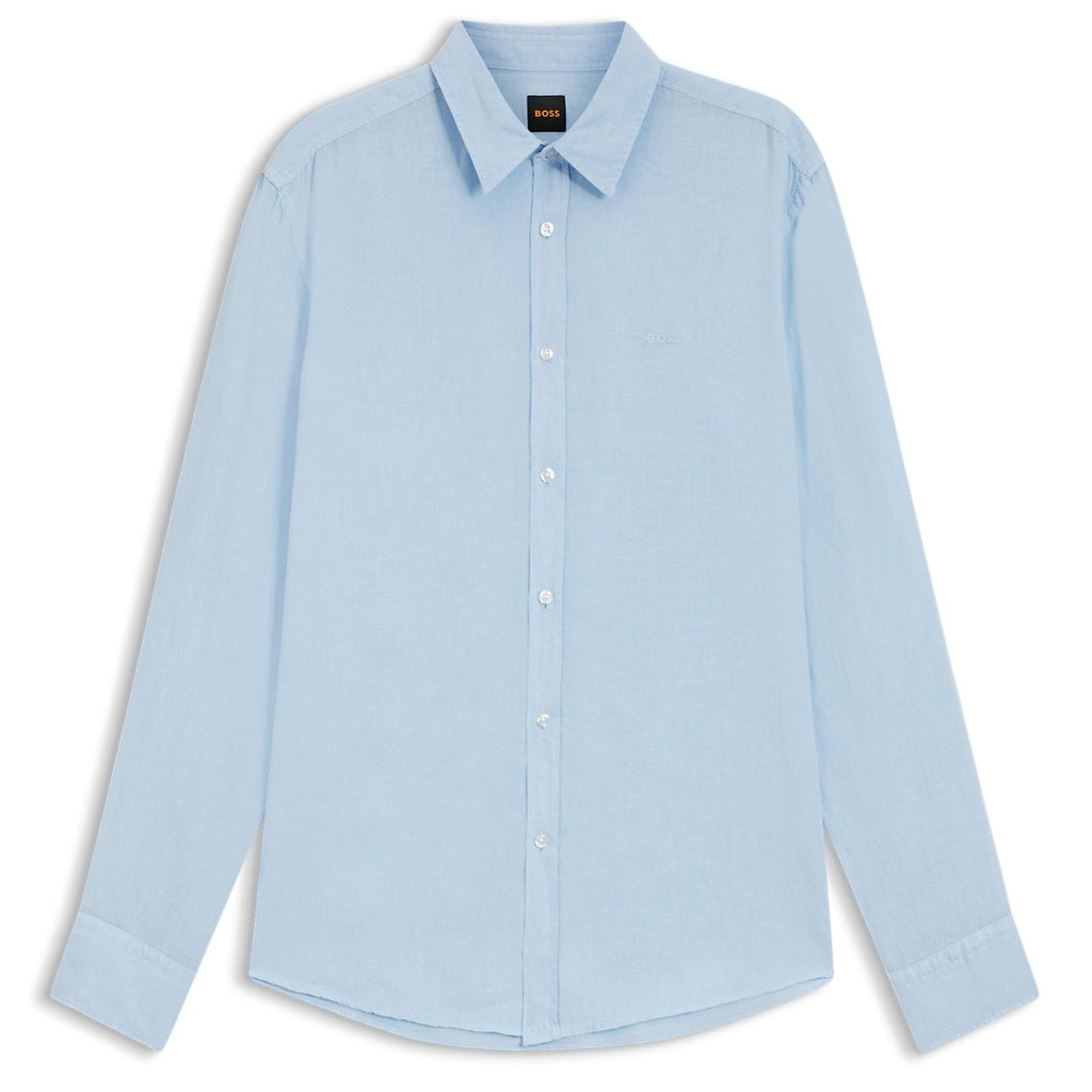 Boss Relegant Overhemd Licht Blauw