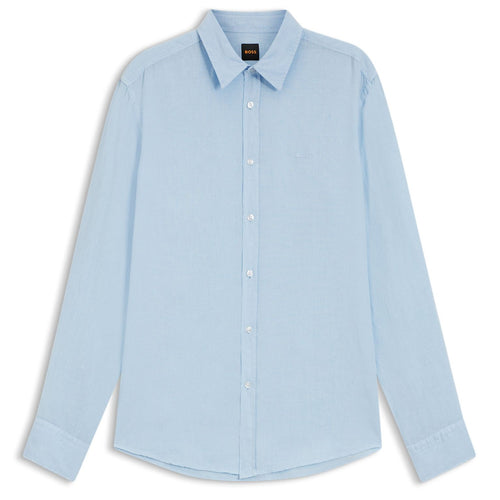 Boss Relegant Overhemd Licht Blauw