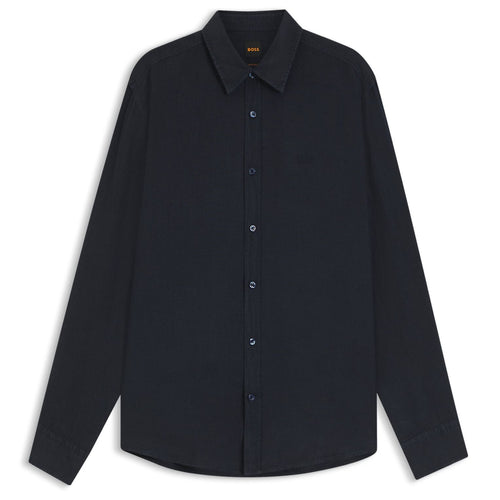 Boss Relegant Overhemd Navy