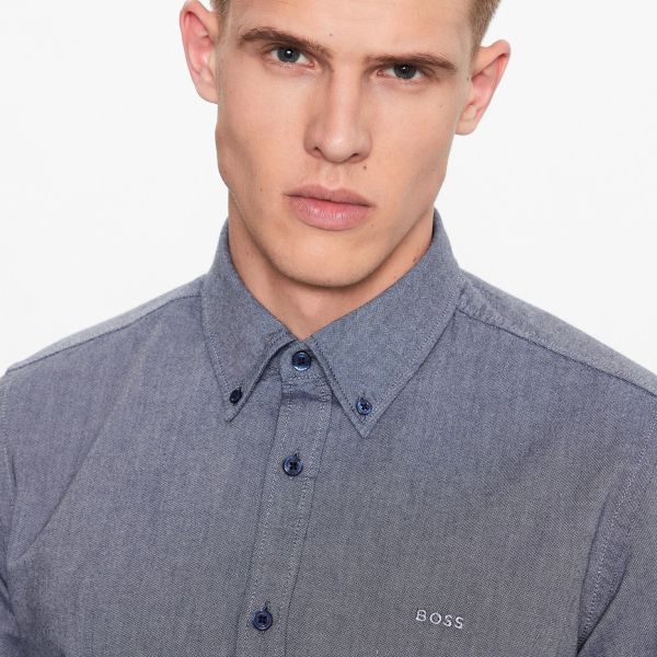 Boss Rickert Overhemd Navy