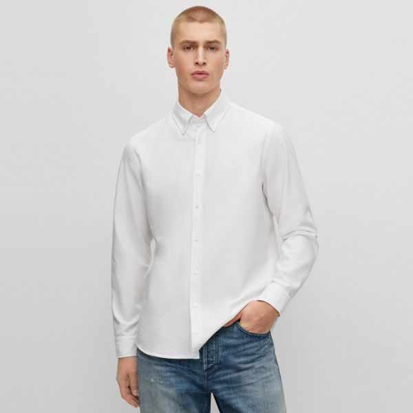 Boss Rickert Overhemd Wit
