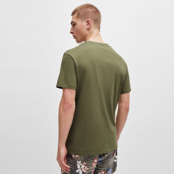 Boss RN T-shirt Donker Groen