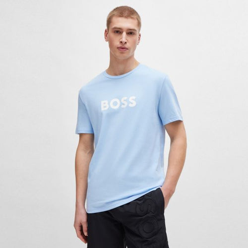 Boss RN T-shirt Licht Blauw