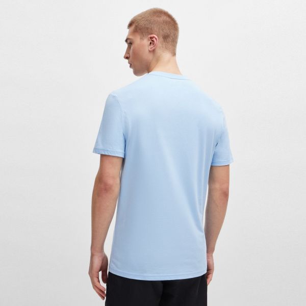 Boss RN T-shirt Licht Blauw