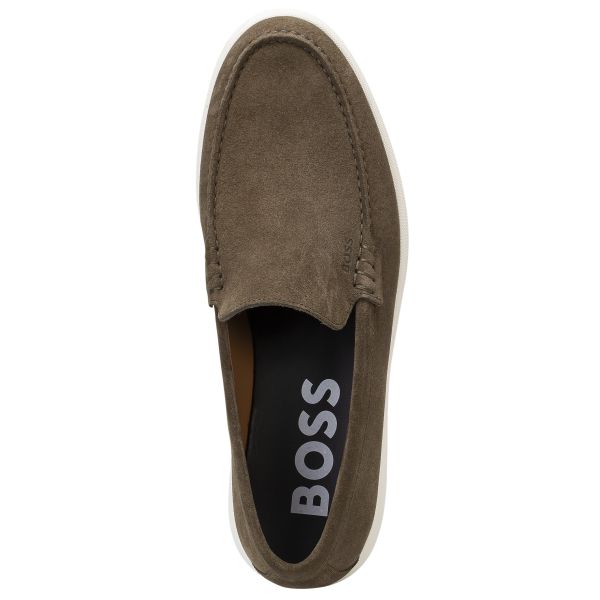 Boss Sienne Loafers Donker Groen
