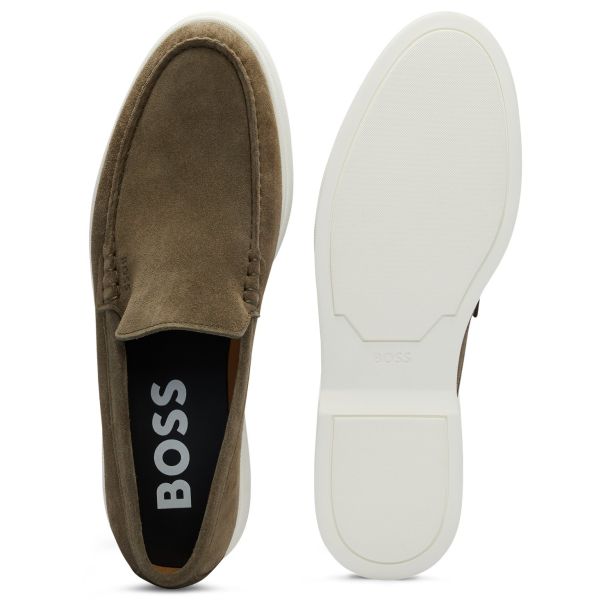 Boss Sienne Loafers Donker Groen