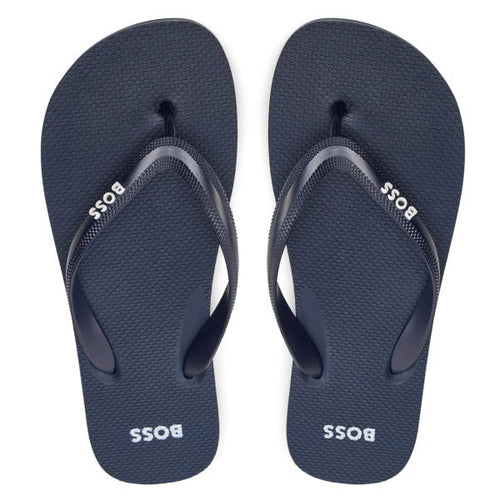 Boss Signature Slippers Navy