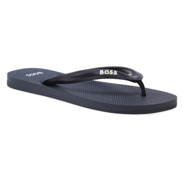 Boss Signature Slippers Navy