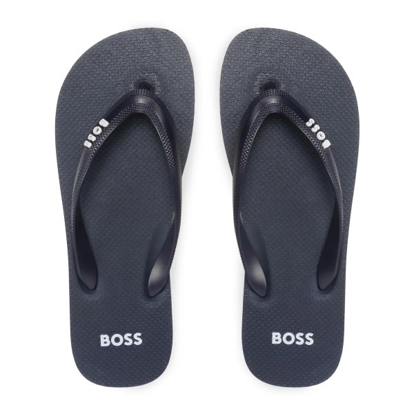 Boss Signature Slippers Navy