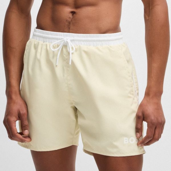 Boss Starfish Zwembroek Off White