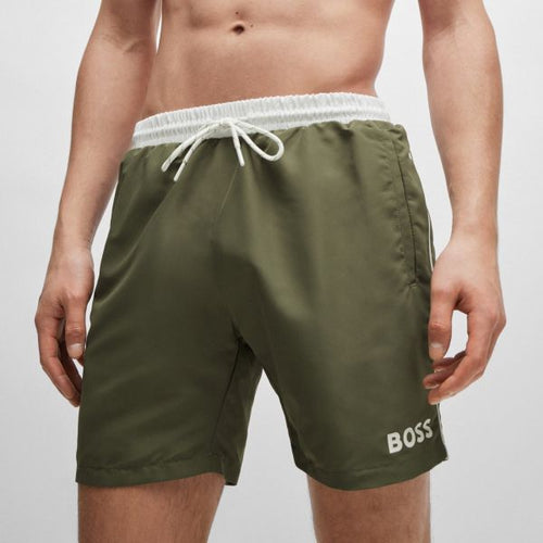 Boss Starfish Zwembroek Donker Groen