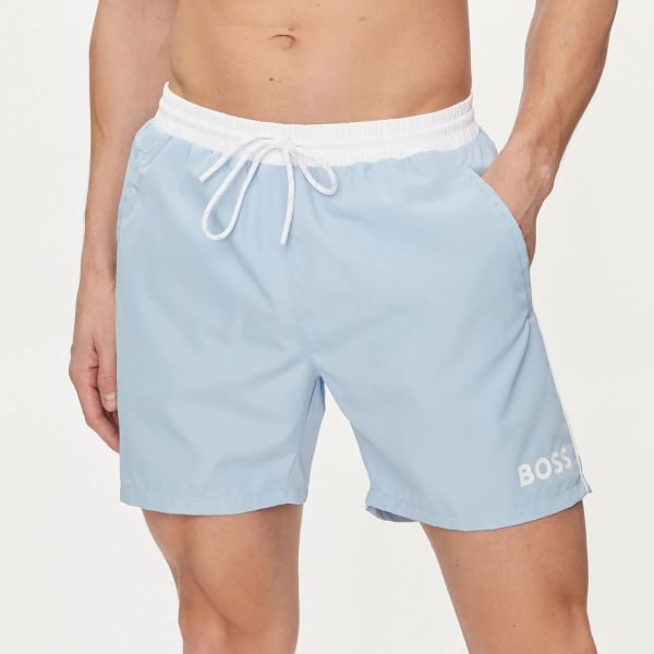 Boss Starfish Zwembroek Licht Blauw