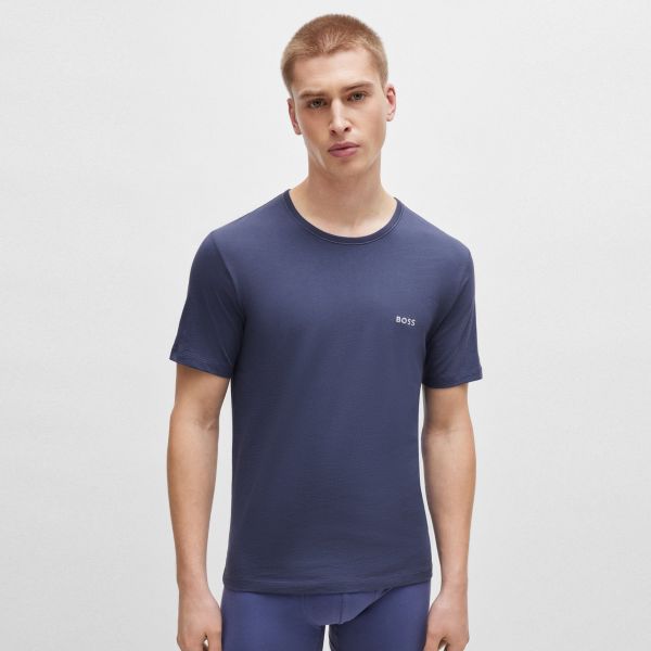 Boss T-shirt 3-Pack Blauw/Rood/Navy