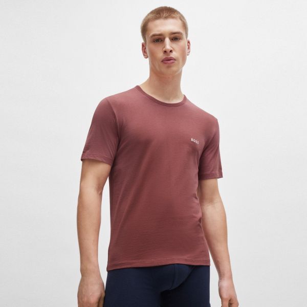 Boss T-shirt 3-Pack Blauw/Rood/Navy