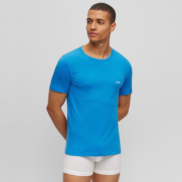 Boss T-shirt 3-Pack Blauw/Zwart