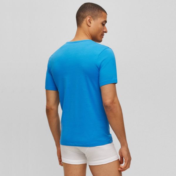 Boss T-shirt 3-Pack Blauw/Zwart