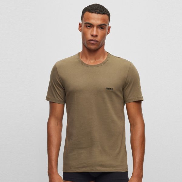 Boss T-shirt 3-Pack Groen/Zwart/Wit