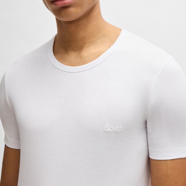 Boss T-shirt 3-Pack Wit