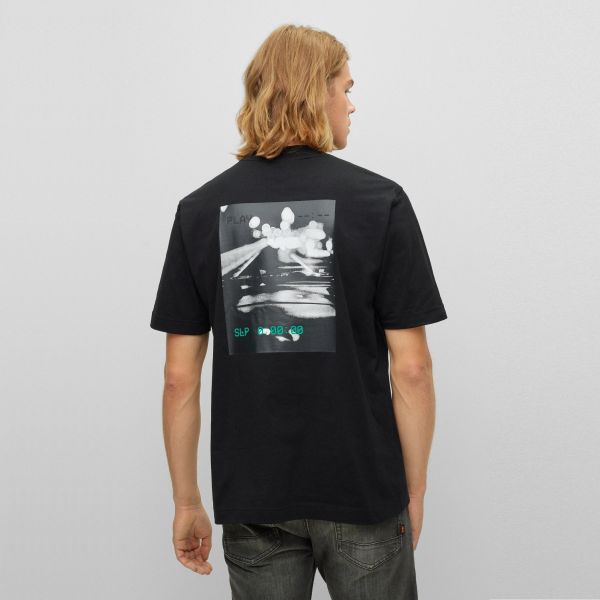 Boss T-skate T-shirt Zwart