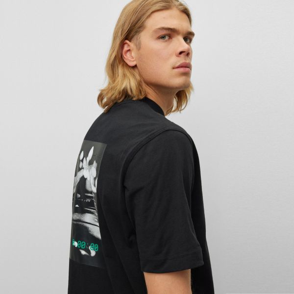 Boss T-skate T-shirt Zwart
