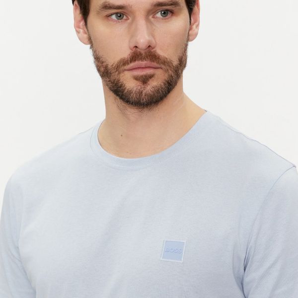 Boss Tales T-shirt Licht Blauw