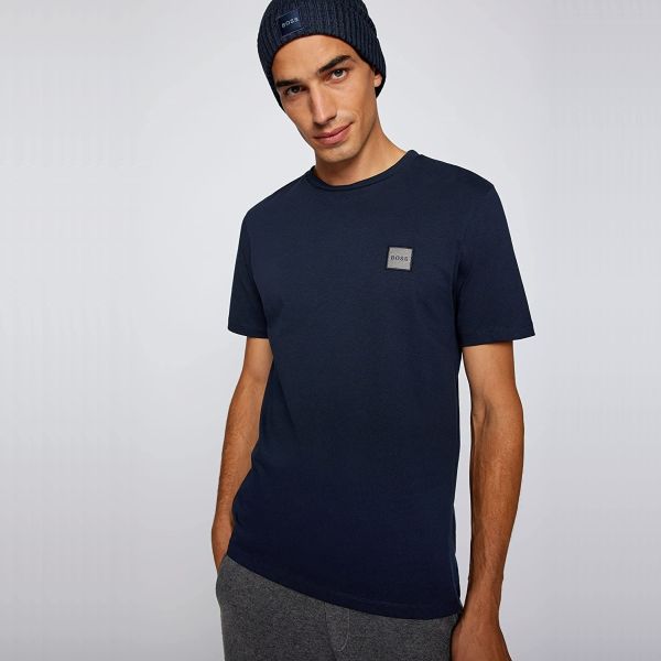 Boss Tales T-shirt Donker Blauw