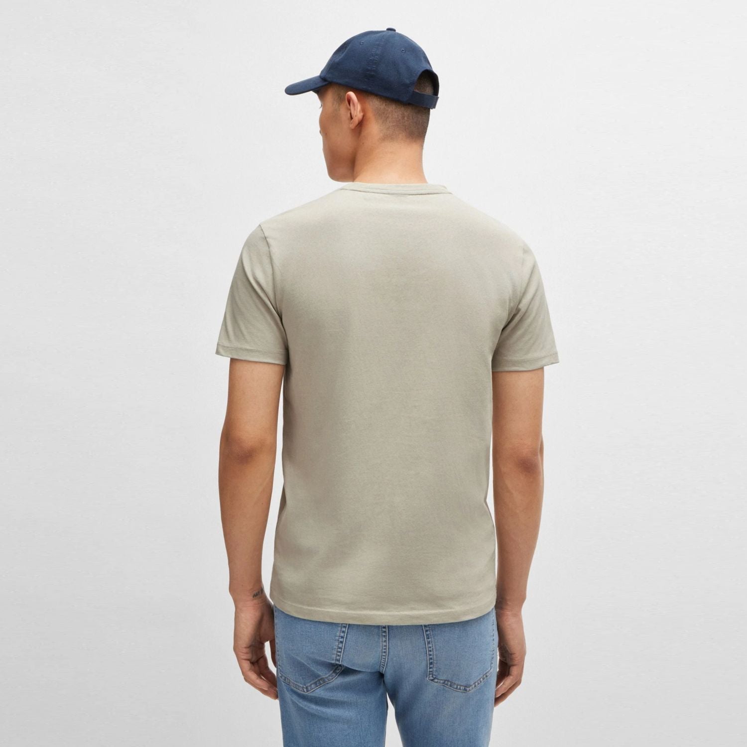 Boss Tales T-shirt Grijs