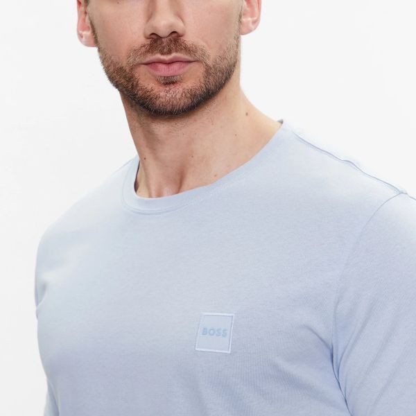 Boss Tales T-shirt Licht Blauw