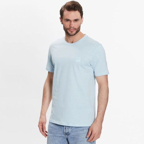Boss Tales T-shirt Licht Blauw