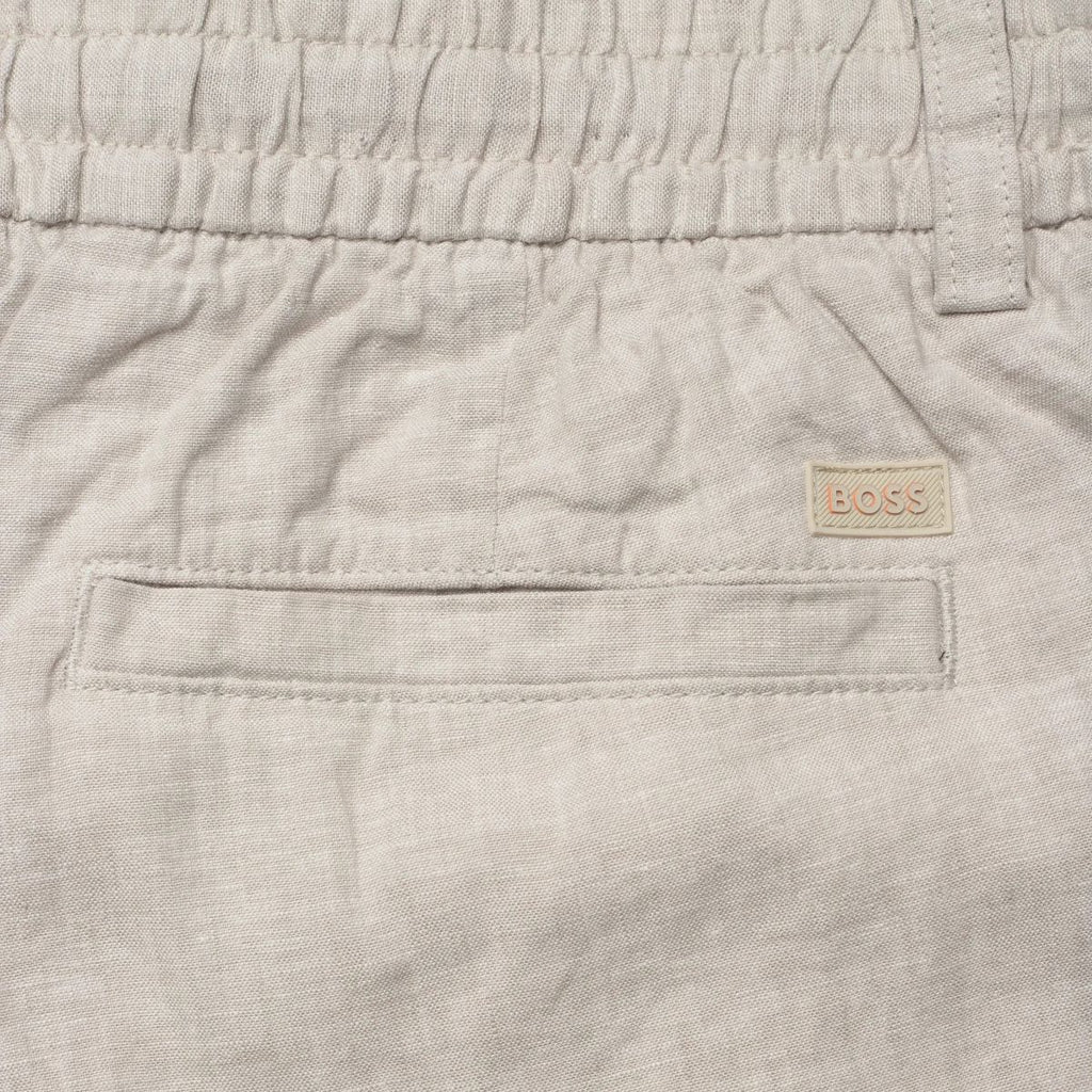 Boss Tapered Chino Korte Broek Grijs